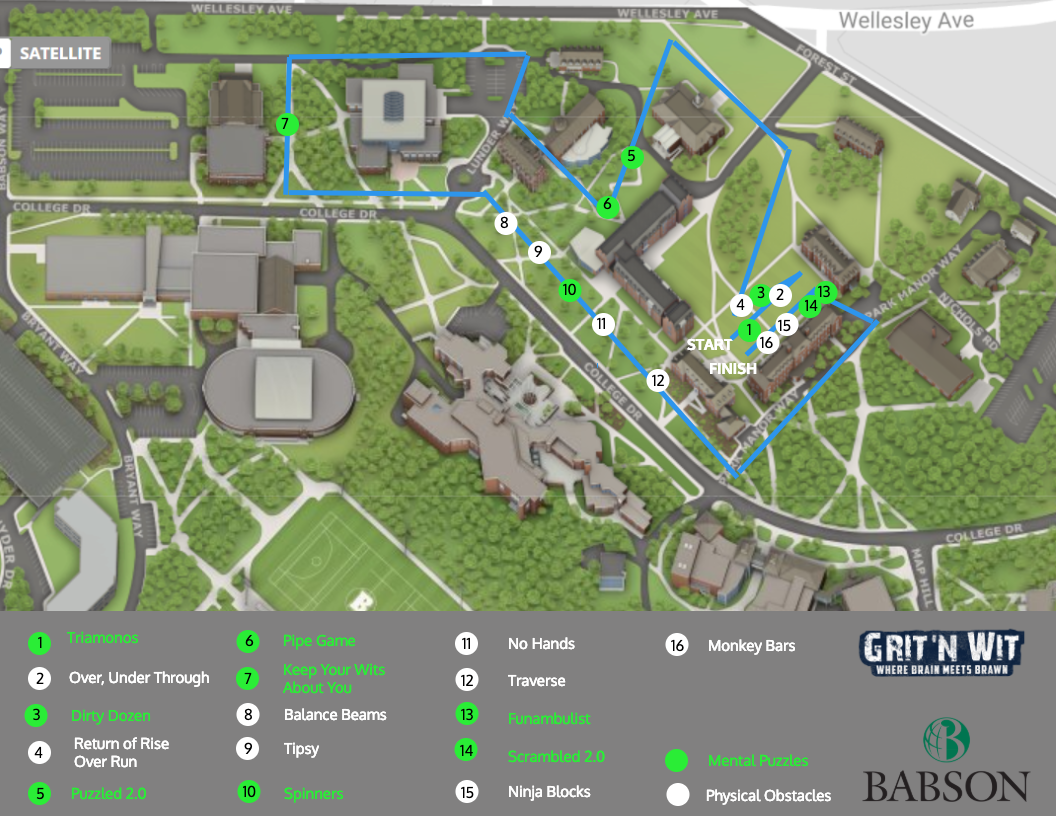 Babson College April 2019 Grit N Wit Challenge